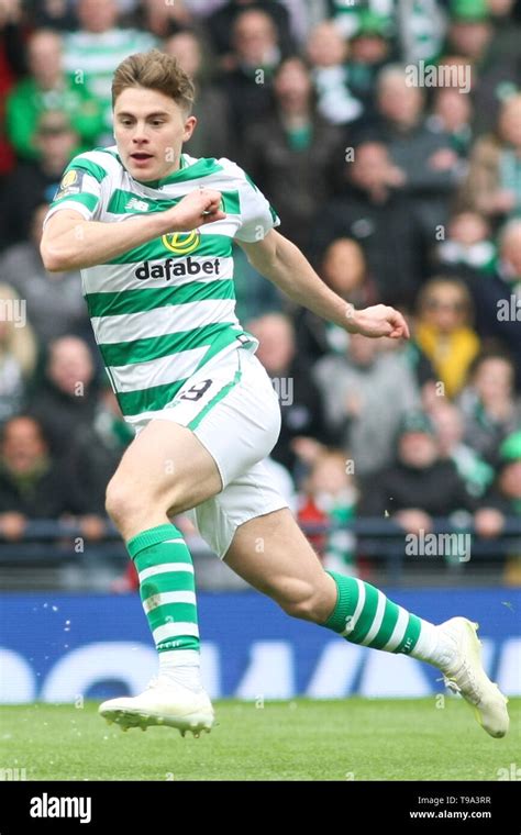 Glasgow, Scotland - April 14. James Forrest of Celtic during the William Hill Scottish Cup semi ...