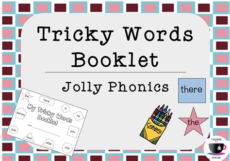 Tricky Words Booklet - Color the Shape | Teaching Resources | Tricky ...