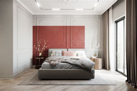 bedroom colour block - Google Search | Bedroom red, Red bedroom design, Bedroom interior