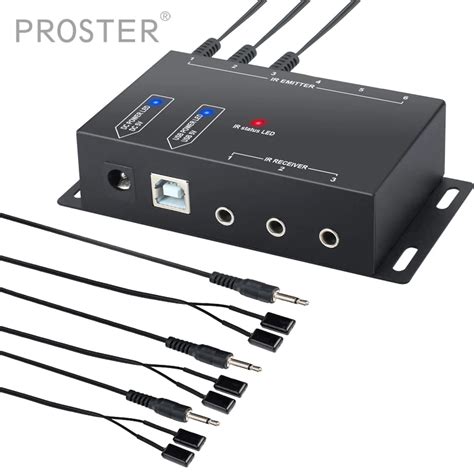 Proster IR Infrared Extender 6 Emitters 1 Receiver Hidden Repeater ...