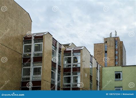 A Picture of an Old Brutalist Communist Hotel Stock Photo - Image of ...