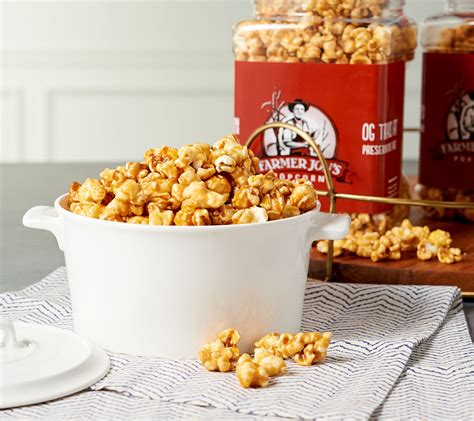 Farmer Jon's 2-Pack Virtually Hulless Caramel Popcorn - QVC.com