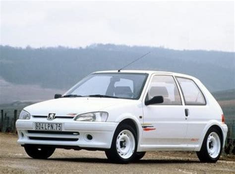 Peugeot 106 Rallye 1.6 8V laptimes, specs, performance data ...