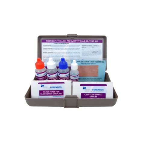 Phenolphthalein Blood Test Kit – (km) – BID0115 – Tetra Scene Of Crime