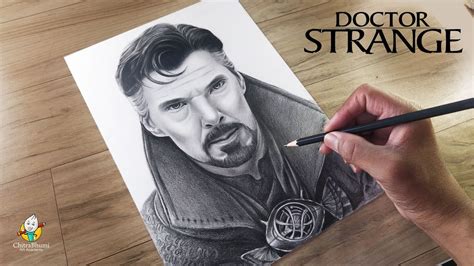 Doctor Strange Pencil Drawing | How To Draw Portrait with Shading - YouTube