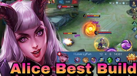 ALICE BEST BUILD 2021 - TOP GLOBAL ALICE FULL GAMEPLAY | ALICE MOBILE ...