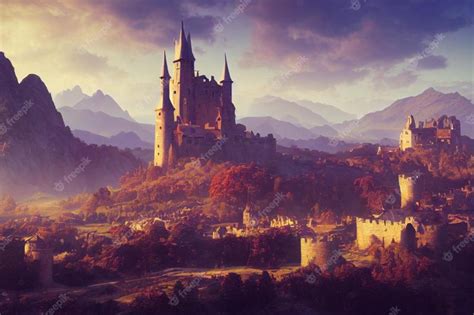 Explore the mesmerizing world of Fantasy Castle Concept Art - Discover ...