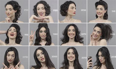 Time-lapse video reveals past century of hairstyles in 60 seconds | American hairstyles, Hair ...