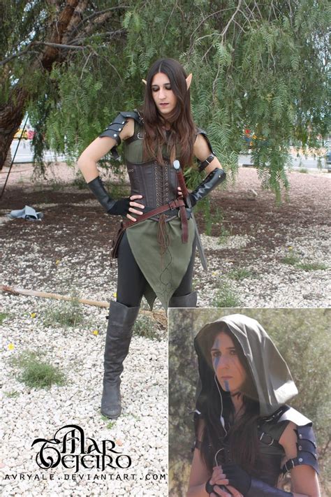 Avryale - LARP Elf Ranger costume by Avryale.deviantart.com on @deviantART | Elf cosplay, Larp ...