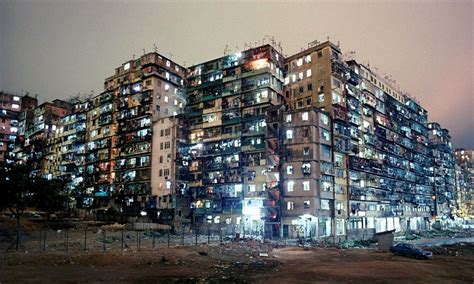 The legendary Kowloon Walled City which got demolished in demolished in 1994, photo: Greg Girard ...