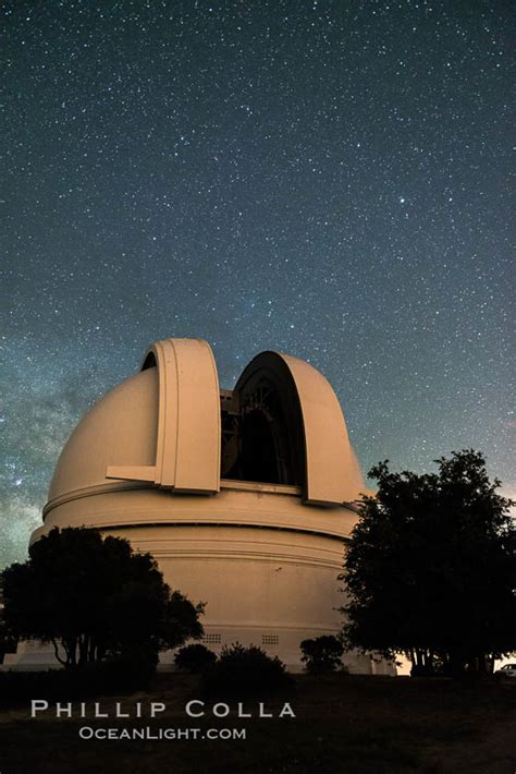 Palomar Observatory at Night, Palomar Mountain, California, #29338