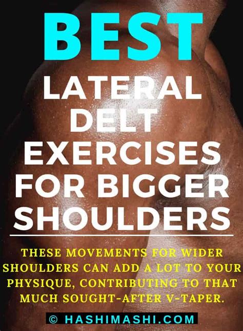 8 Best Lateral Deltoid Exercises + Workout for Broader Shoulders