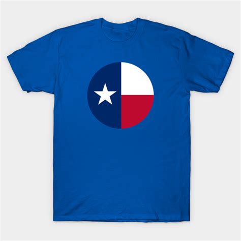 Texas Flag Circle Logo - Texas Flag - T-Shirt | TeePublic