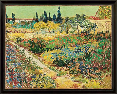 Vincent van Gogh: Painting "Flowering Garden" (1888) - ars mundi