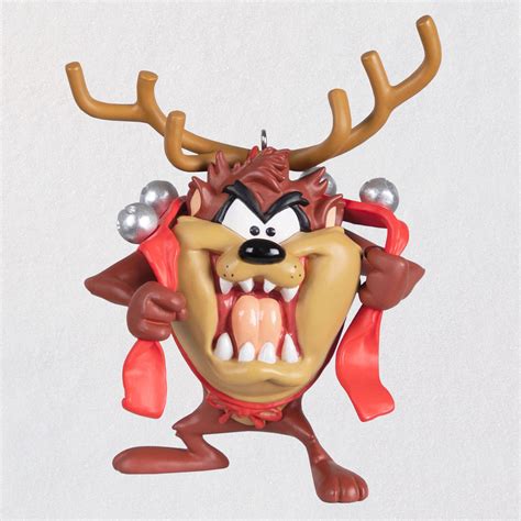 2022 Santa's Extra Reindeer Taz Looney Tunes Hallmark Ornament - Hooked ...