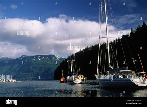 Dock at Snug Cove, Snug Cove, British Columbia, Canada Stock Photo - Alamy