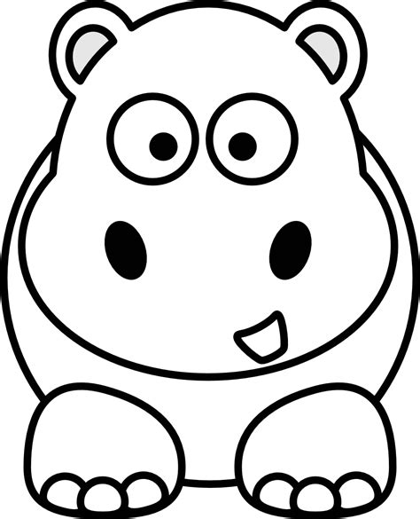 Free Black And White Cartoon Animals, Download Free Black And White Cartoon Animals png images ...