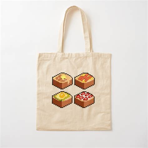 Cute Toast Pixel Art Print