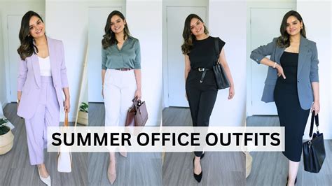 Easy and Unique Office Outfits | Business Casual | Summer 2023 | Tips to Elevate Your Workwear ...