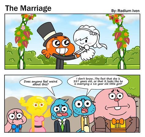 TAWoG Fanart: The Marriage | Amazing World Of Gumball. Amino