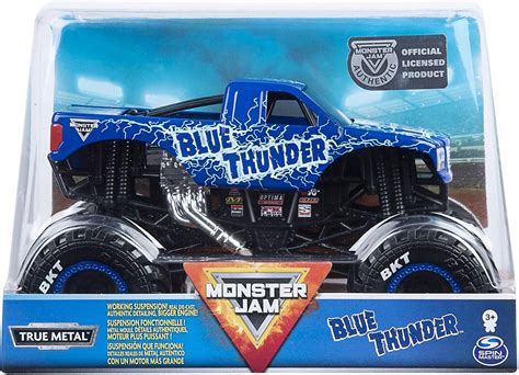 Monster Jam Blue Thunder Truck True Metal 1:24