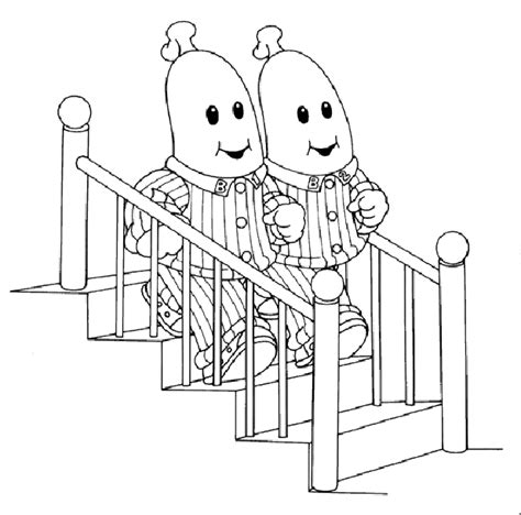 Bananas in Pyjamas Coloring Pages | Coloring Pages to Print