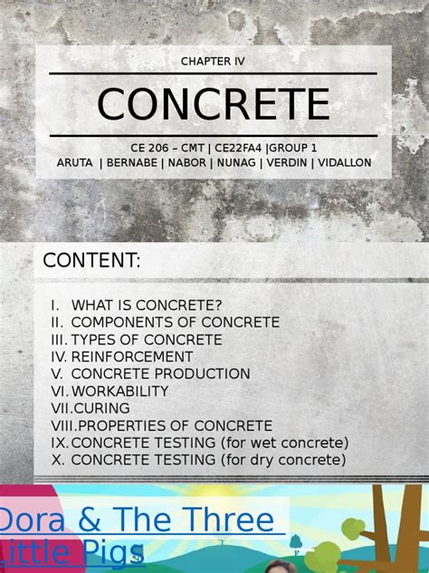 CONCRETE | PDF | Concrete | Cement