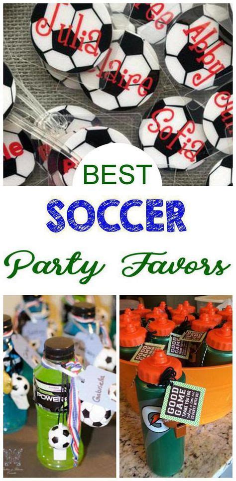 BEST Soccer Party Favors | Soccer party favors, Soccer party, Soccer birthday parties