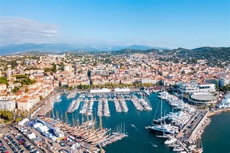 Cannes Aerial Panoramic View, France Stock Photo - Image of famous ...