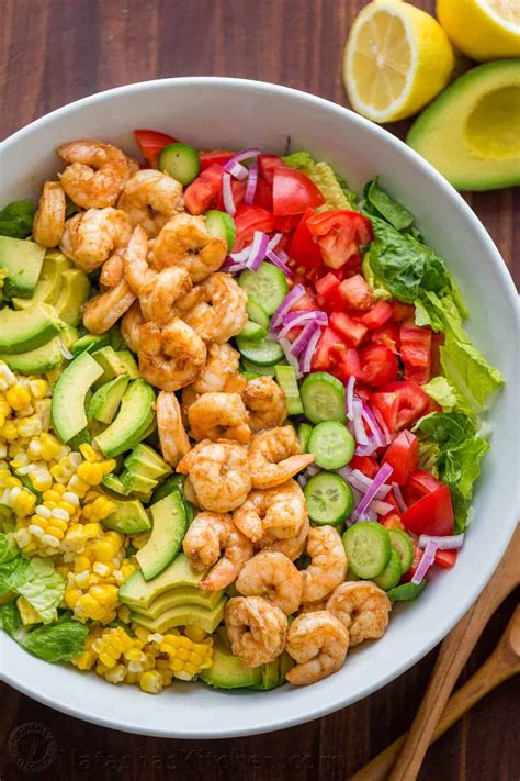 Avocado Shrimp Salad Recipe (VIDEO) - NatashasKitchen.com