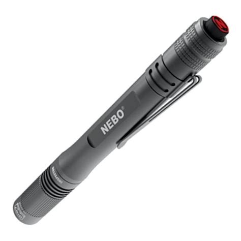 Nebo - 180 Lumens Aluminum LED Flashlight (2 AAA Battery Included ...