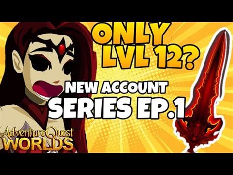 AQW - NEW ACCOUNT SERIES! Farming Burning Blade & Blood Sorceress Class | New Account Series Ep ...