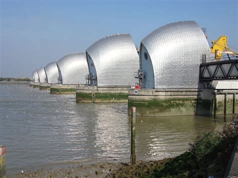 my print of the Thames Barrier from the south bank, Woolwich ...