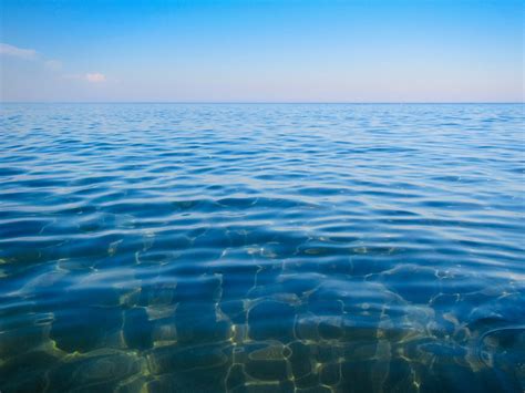 Sea Surface And Horizon Free Stock Photo - Public Domain Pictures