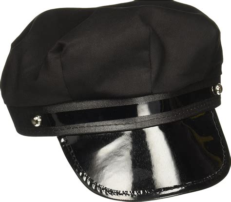 Forum Novelties Men's Adult Chauffeur Hat Costume Accessory, Black, One ...