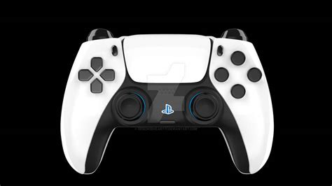 PS5 console in white edition by design3dheart77 on DeviantArt