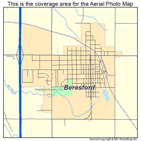 Aerial Photography Map of Beresford, SD South Dakota