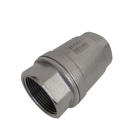 PRM — 1/2 Inch NPT 304 Stainless Steel Spring Check Valve, 1000 WOG ...