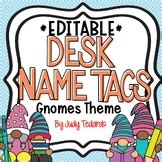 Editale Gnome Name Plates Teaching Resources | Teachers Pay Teachers