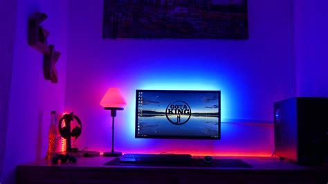 Ultimate #diy Desk Upgrade: LED Strip Lighting Installation2023 #LED ...