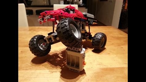 Lego Technic Monster Truck 42005 Motorized and Streched - YouTube