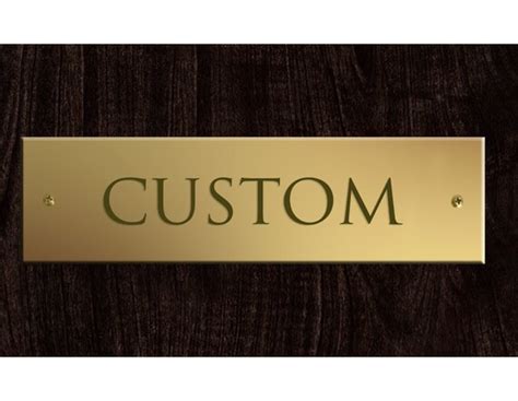 Add A Custom Engraved Brass Plaque To Your Order Wind Chime