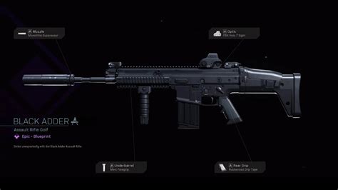 Black Adder | COD Warzone and Modern Warfare Weapon Blueprint | Call of ...