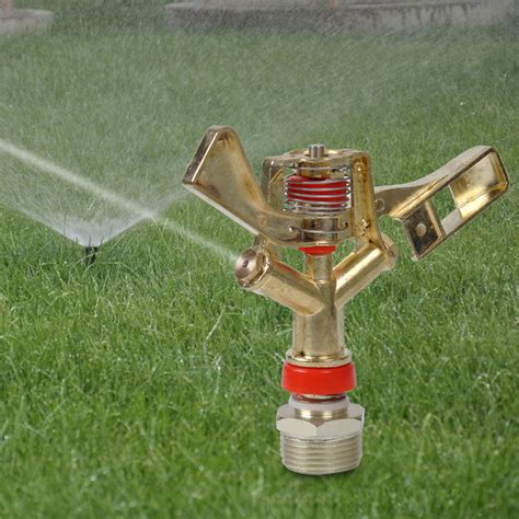 3/4" Irrigation Head Water Impact Sprinkler Full Circle Garden Lawn Grass | eBay