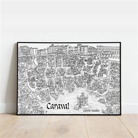 Map of Caraval - Etsy