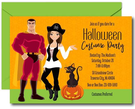 Printable Adult Halloween Party Invitations - Printable JD