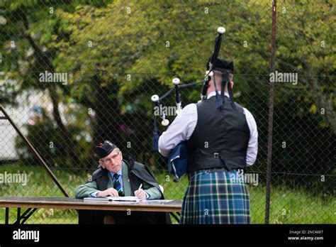 Gordon Castle Highland games near Fochabers in Moray, Scotland Stock ...