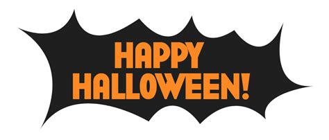Happy halloween vector logo png images pdf free download | Funny Halloween Day 2020 Quotes ...