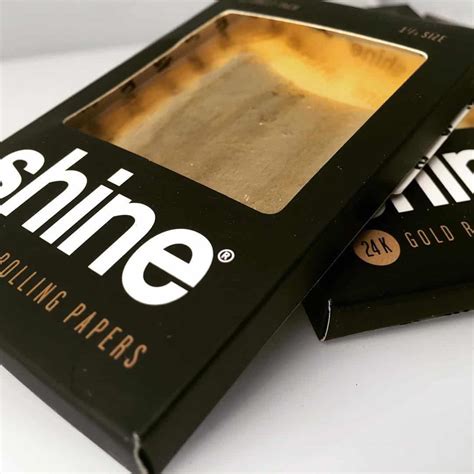 Shine 24k Gold Rolling Papers – NoveltyStreet