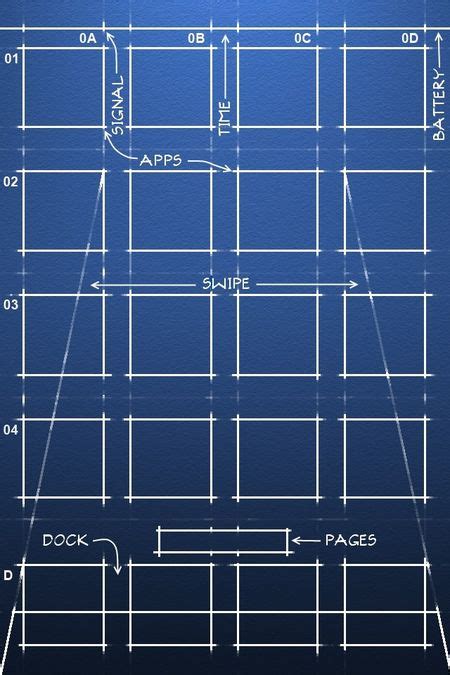 iPhone Savior: iPhone Blueprint Wallpaper for Your Home Screen